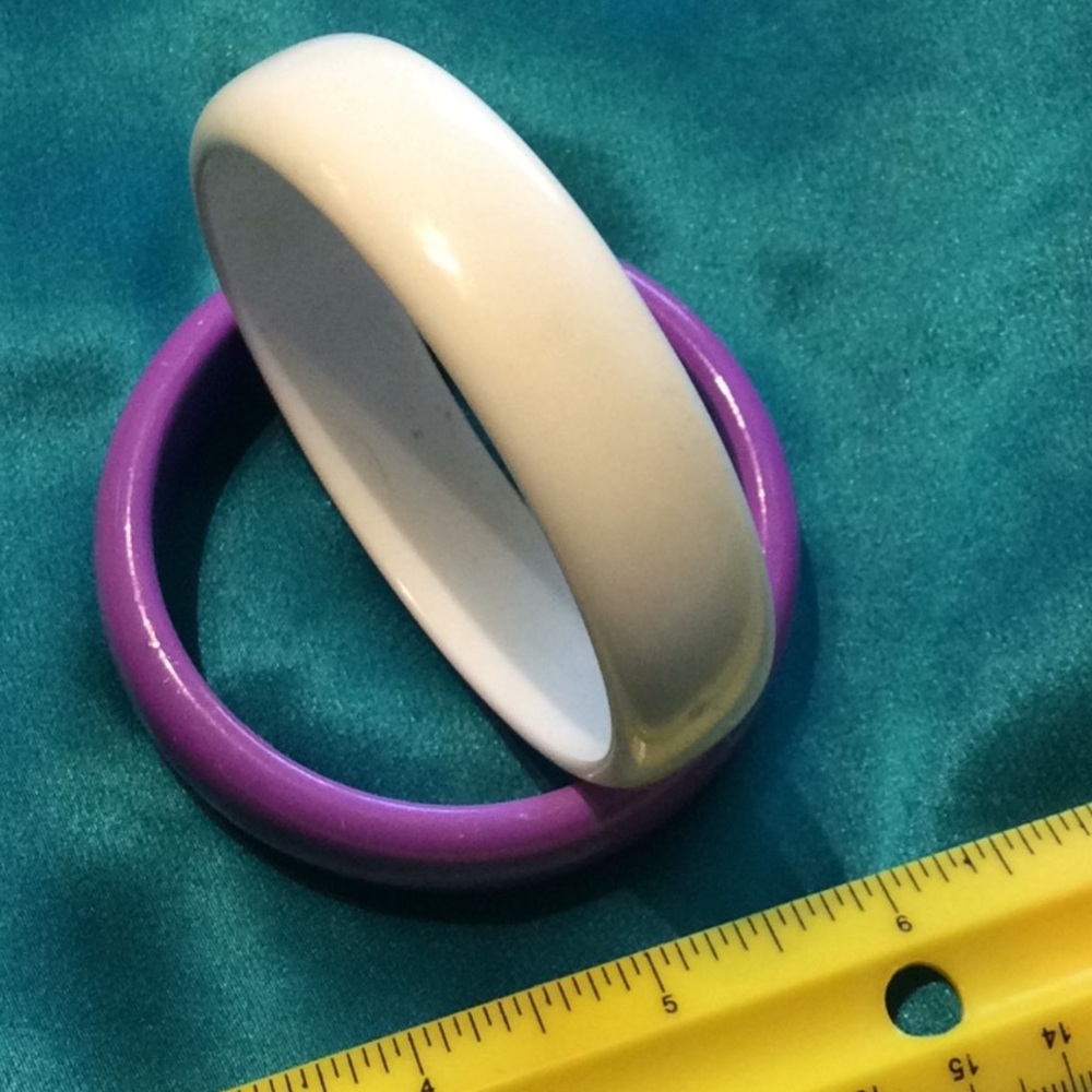 Two Plastic Bangles - image 3